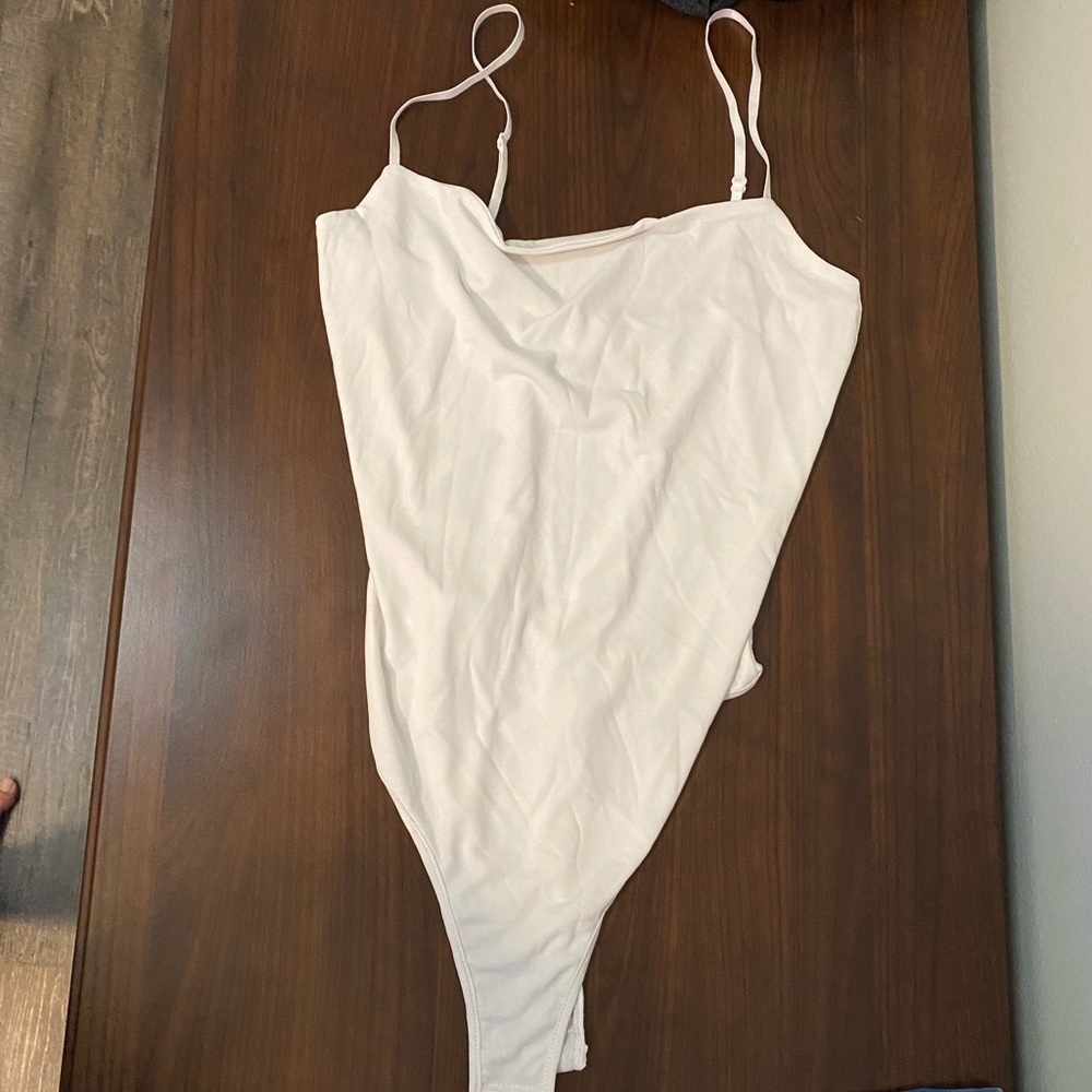 Tobi White Tank Bodysuit
